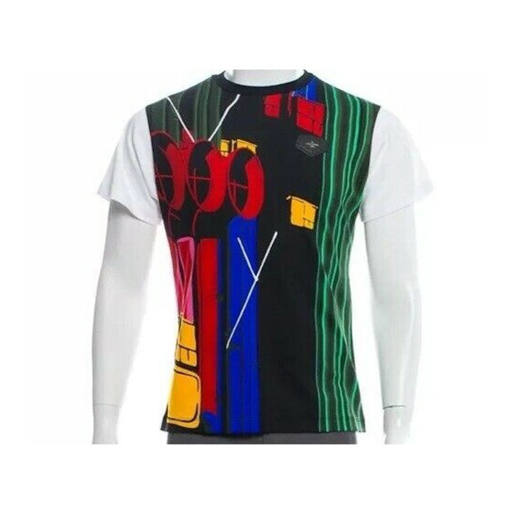 LOUIS VUITTON NWT 2019 Caeda Pompidou Souvenir Cotton T-shirt Unisex - Picture 3 of 10